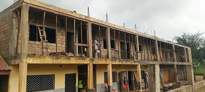Clifton Group building construction, block work in progress