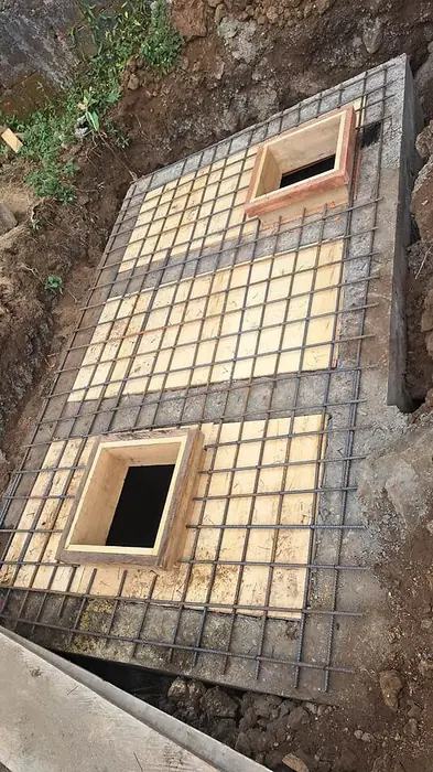 Clifton Group building construction, reinforced concrete slab formwork