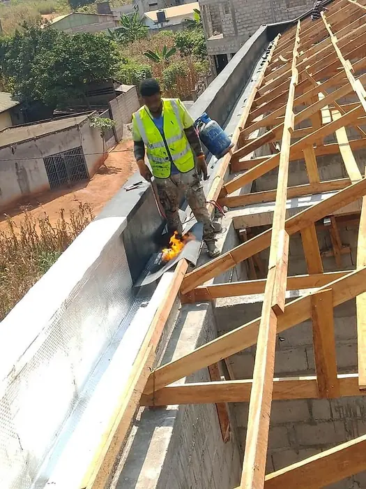 Clifton Group building construction, roofing membrane installation