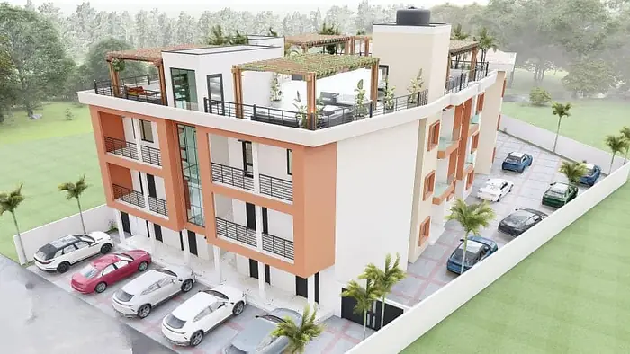 Clifton Group civil engineering design render, aerial view