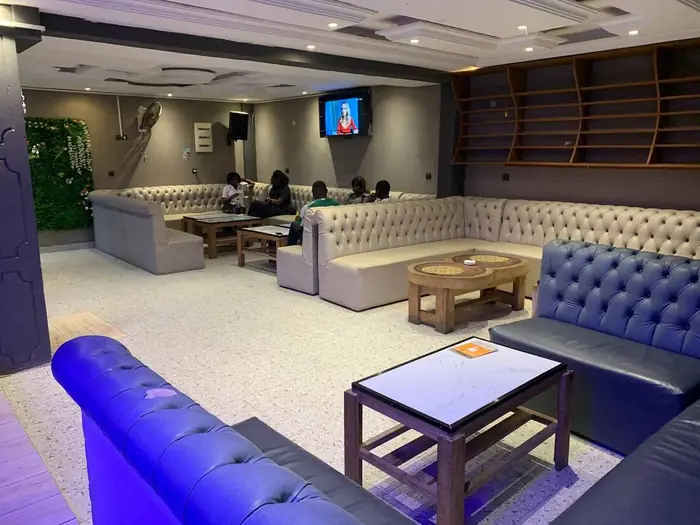 Clifton Hotel lounge seating area
